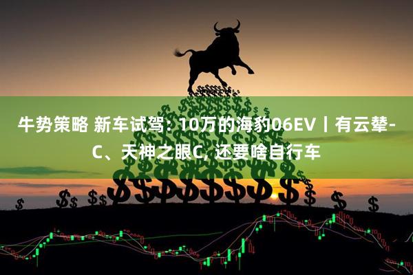 牛势策略 新车试驾: 10万的海豹06EV丨有云辇-C、天神之眼C, 还要啥自行车